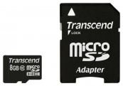 Карта памяти Transcend microSDHC 8Gb Class10 Transcend