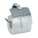 Donau Держатель туалетной бумаги с крышкой хром