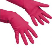Резиновые перчатки многоцелевые L, красные