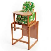 Детский стол стул трансформер для кормления деревянный "АЛЕКС" ВИЛТ