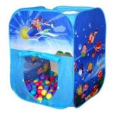 Детский игровой домик Ocean квадратный с мячиками (100 шт)