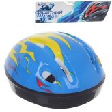Шлем защитный детский OT-H6, размер S (52-54 см), цвет: синий