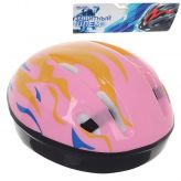 Шлем защитный детский OT-H6, размер S (52-54 см), цвет: розовый