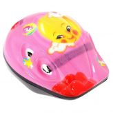 Шлем защитный детский OT-501, размер S (52-54 см), цвет: розовый