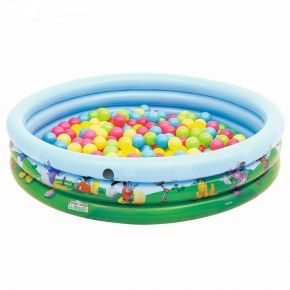 Бассейн надувной детский "Микки-Маус" с мячами (75шт) 122 х 25см, 167 л., от 1 года Bestway