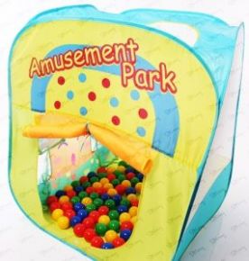 Детский игровой домик Amusement park с мячиками (100 шт)