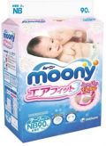 Японские подгузники MOONY NB (до 5 кг), 90 шт Moony