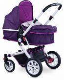 Caretero Детская коляска трансформер Caretero Compass Purple TERO-5610 фиолетовый